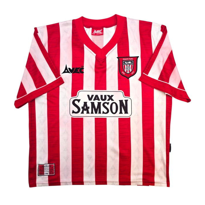 1996/97 Sunderland Home Football Shirt (M) Avec - Football Finery - FF306527