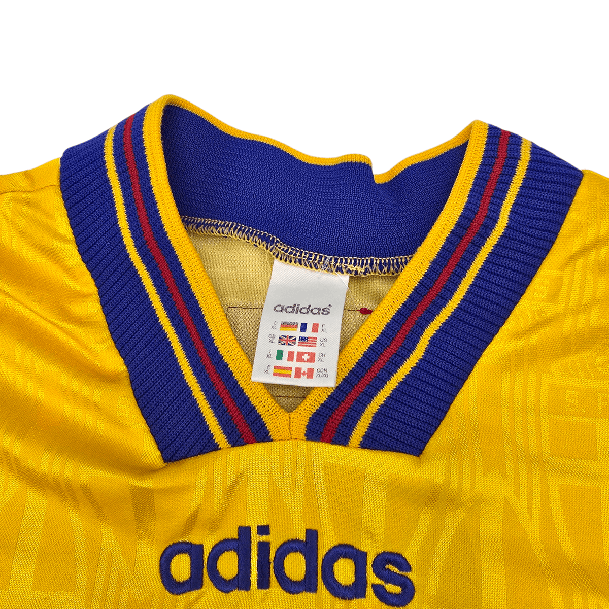 1996/97 Sweden Home Football Shirt (XL) Adidas - Football Finery - FF301697