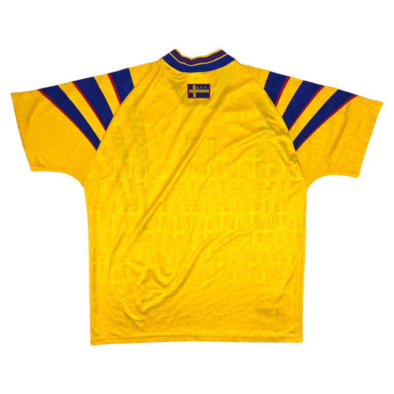 1996/97 Sweden Home Football Shirt (XL) Adidas - Football Finery - FF301697