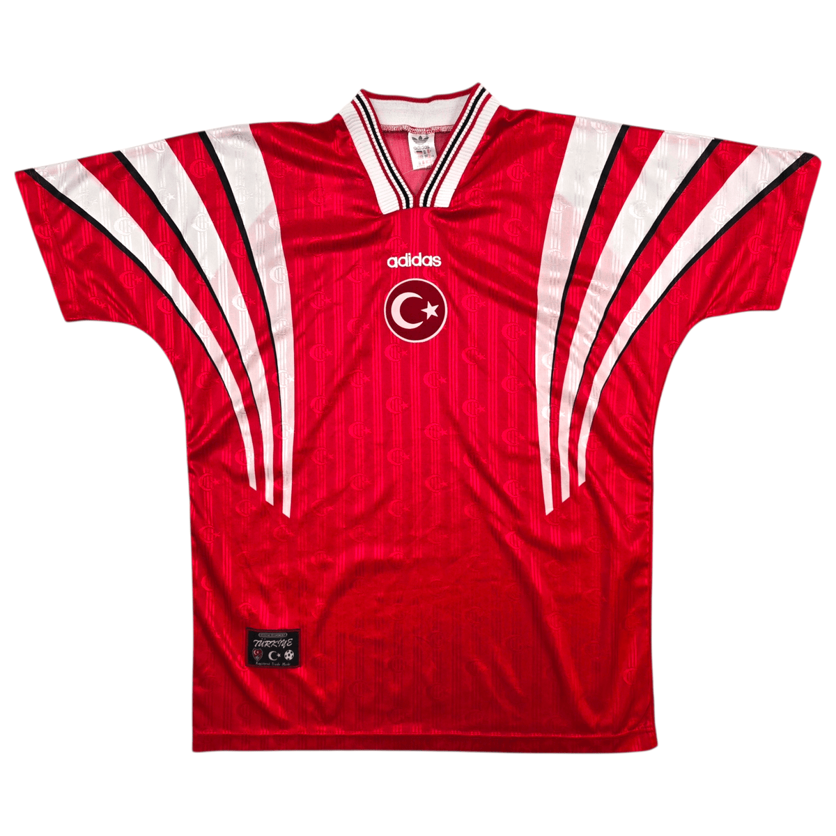 1996/97 Turkey Home Football Shirt (L) Adidas - Football Finery - FF304492