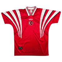 1996/97 Turkey Home Football Shirt (L) Adidas - Football Finery - FF304492