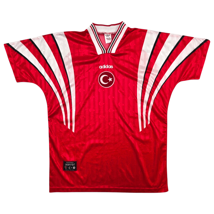 1996/97 Turkey Home Football Shirt (L) Adidas - Football Finery - FF304492