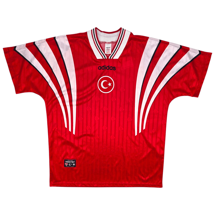 1996/97 Turkey Home Football Shirt (XL) Adidas - Football Finery - FF302562