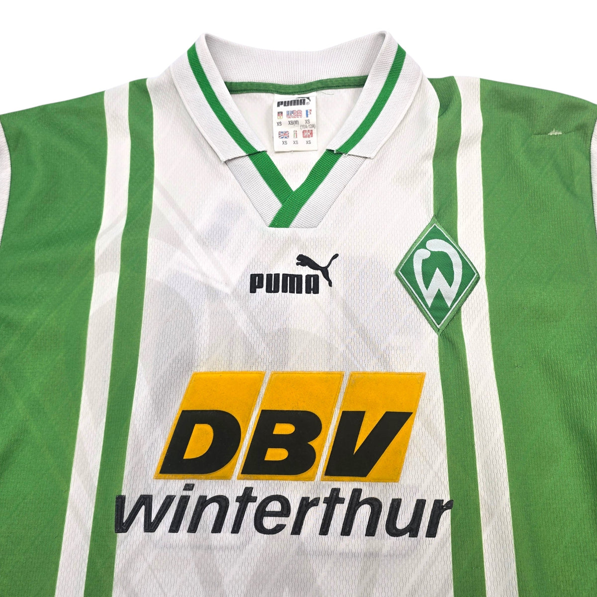 1996/97 Werder Bremen Home Football Shirt (XS) Puma - Football Finery - FF304986