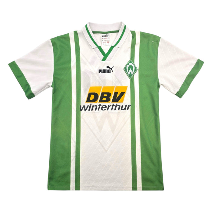 1996/97 Werder Bremen Home Football Shirt (XS) Puma - Football Finery - FF304986