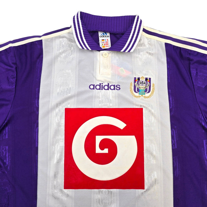 1996/98 Anderlecht Home Football Shirt (XL) Adidas - Football Finery - FF306718