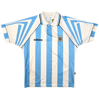 1996/98 Argentina Home Football Shirt (M) Adidas - Football Finery - FF305213