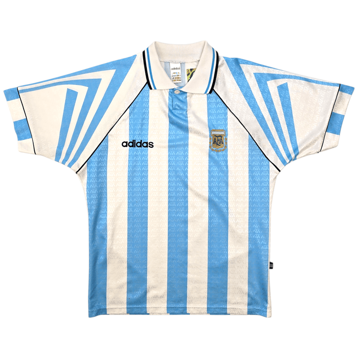 1996/98 Argentina Home Football Shirt (M) Adidas - Football Finery - FF305213