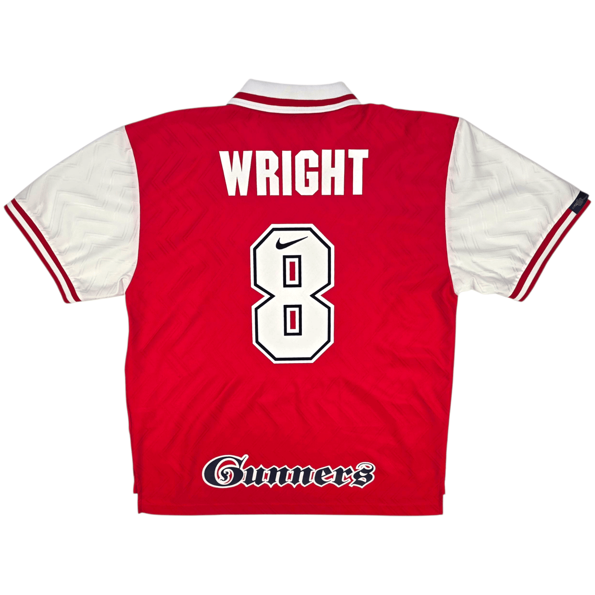 1996/98 Arsenal Home Football Shirt (2XL) Nike 8 Wright - Football Finery - FF301951