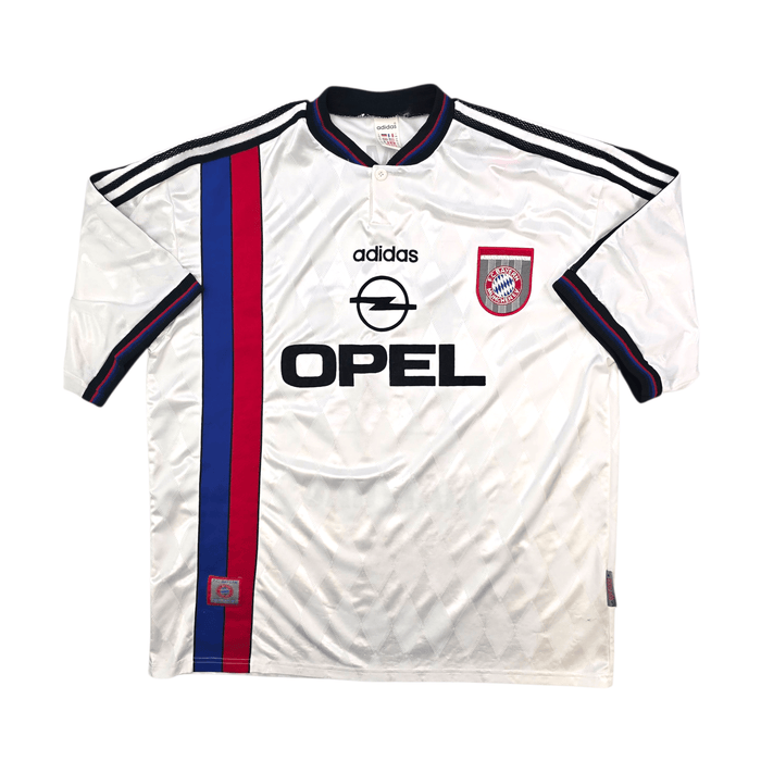1996/98 Bayern Munich Away Football Shirt (2XL) Adidas 10 Matthäus - Football Finery - FF302098