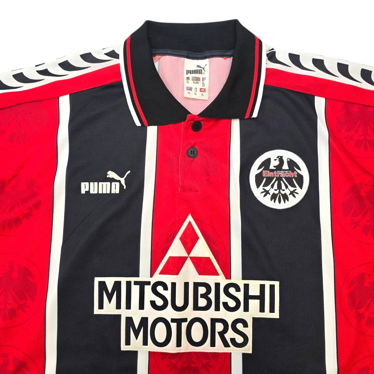 1996/98 Eintracht Frankfurt Home Football Shirt (XL) Puma - Football Finery - FF307056