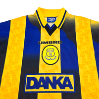 1996/98 Everton Away Football Shirt (M) Umbro #10 Speed - Football Finery - FF300761