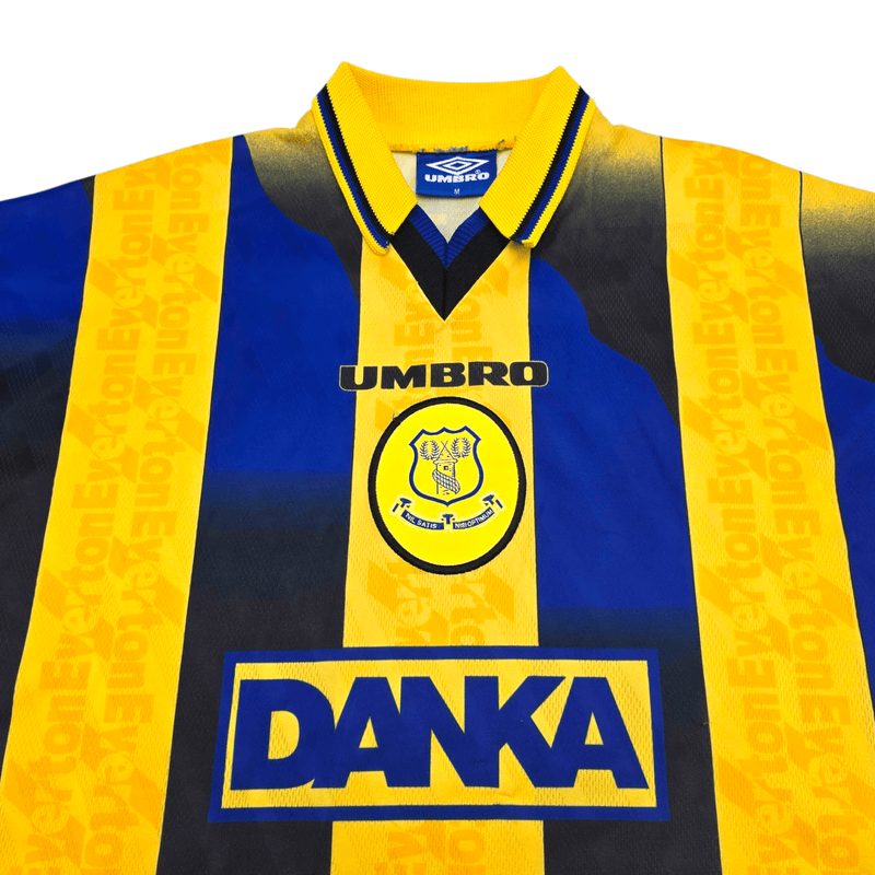 1996/98 Everton Away Football Shirt (M) Umbro #10 Speed - Football Finery - FF300761