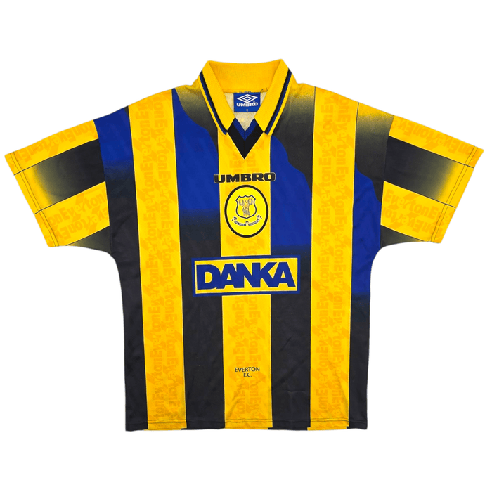 1996/98 Everton Away Football Shirt (M) Umbro #10 Speed - Football Finery - FF300761