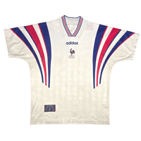 1996/98 France Away Football Shirt (M) Adidas - Football Finery - FF302971