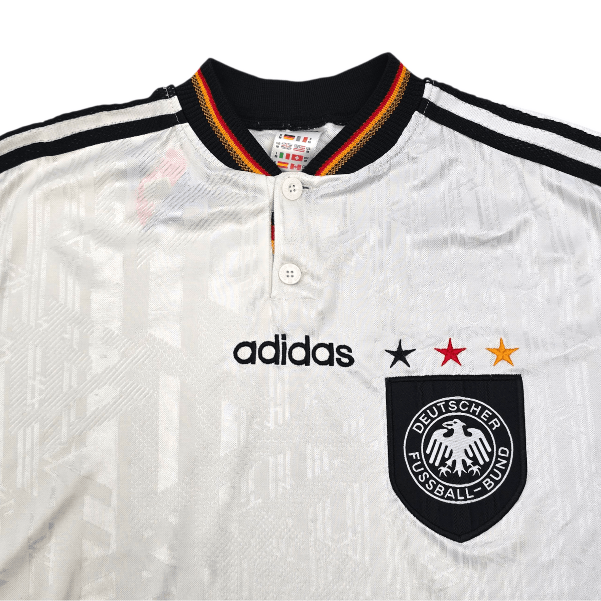 1996/98 Germany Home Football Shirt (M) Adidas - Football Finery - FF305295