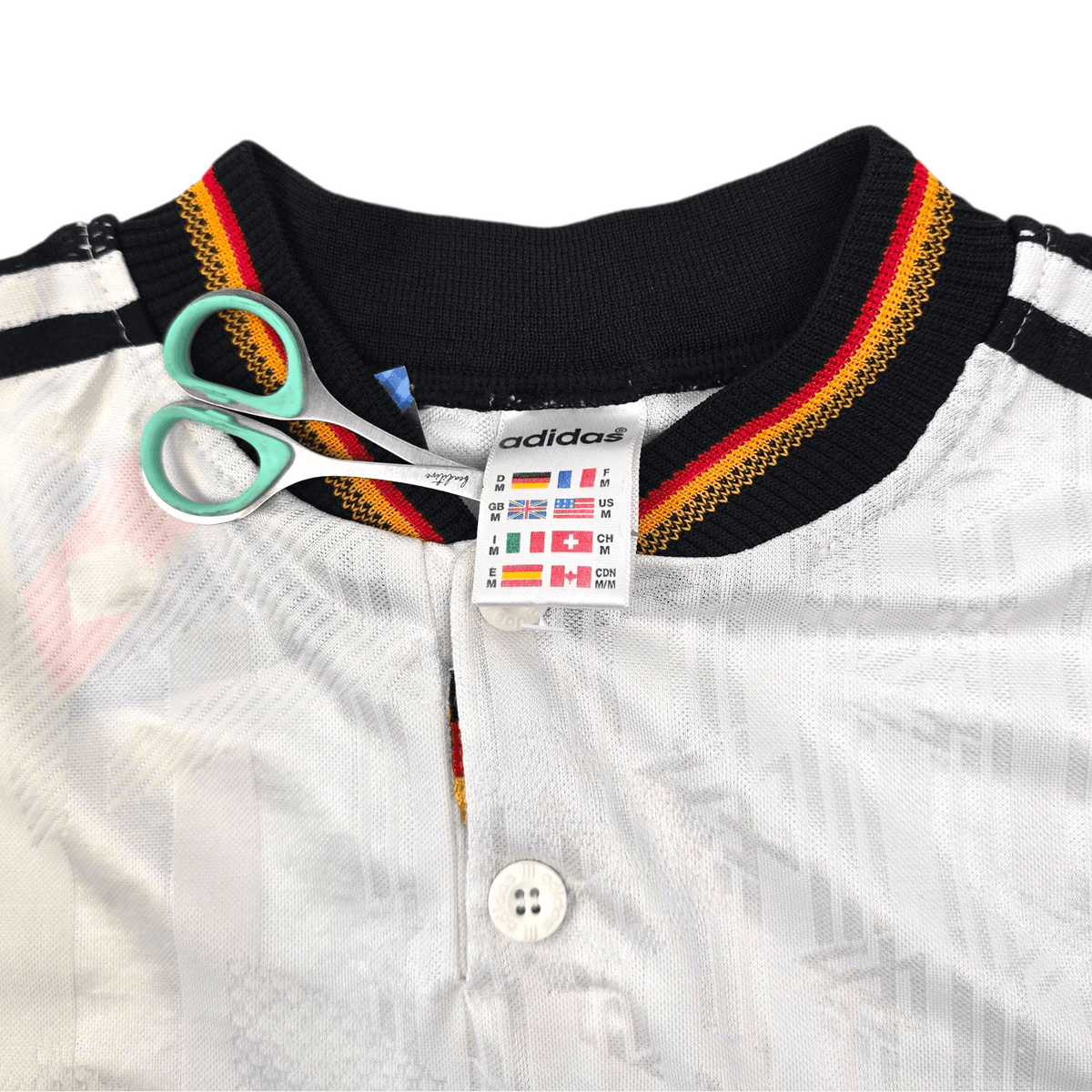 1996/98 Germany Home Football Shirt (M) Adidas - Football Finery - FF305295
