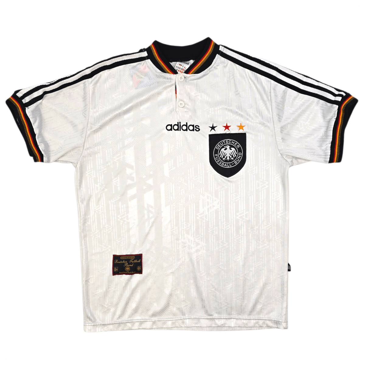 1996/98 Germany Home Football Shirt (M) Adidas - Football Finery - FF305295