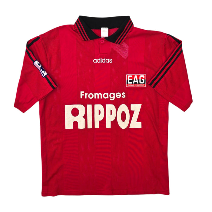 1996/98 Guingamp Home Football Shirt (XL) Adidas 11 - Football Finery - FF305897