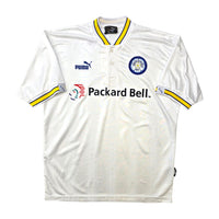 1996/98 Leeds United Home Football Shirt (M) Puma - Football Finery - FF306819