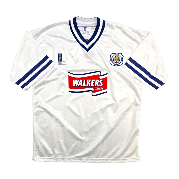 1996/98 Leicester City Away Football Shirt (L) Fox Leisure - Football Finery - FF304138