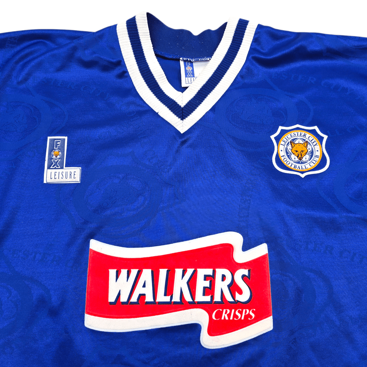 1996/98 Leicester City Home Football Shirt (XL) Fox Leisure - Football Finery - FF304010