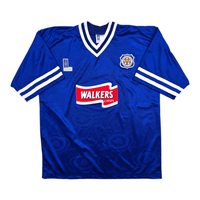 1996/98 Leicester City Home Football Shirt (XL) Fox Leisure - Football Finery - FF304010