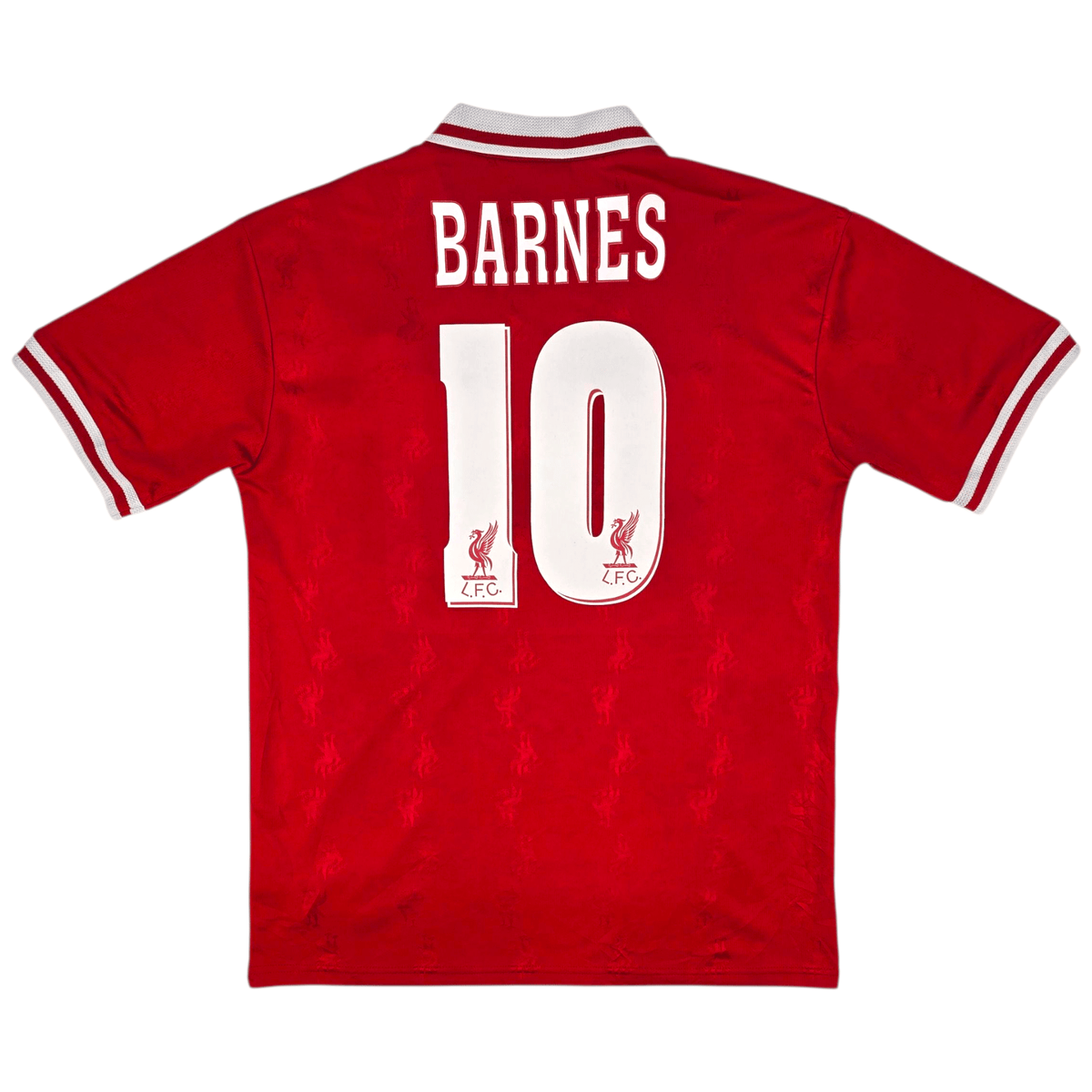 1996/98 Liverpool Home Football Shirt (L) Reebok 10 Barnes - Football Finery - FF302511