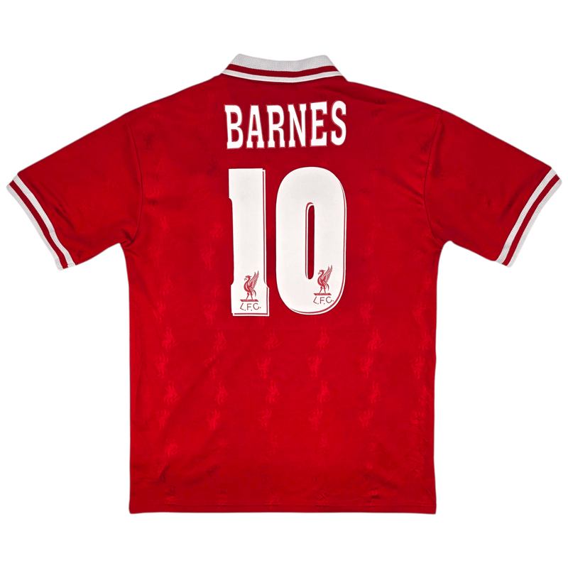 1996/98 Liverpool Home Football Shirt (L) Reebok 10 Barnes - Football Finery - FF302511