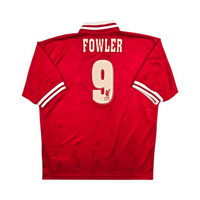 1996/98 Liverpool Home Football Shirt (L) Reebok 9 Fowler - Football Finery - FF304671