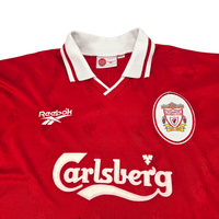 1996/98 Liverpool Home Football Shirt (XL) Reebok #9 Fowler - Football Finery - FF300522