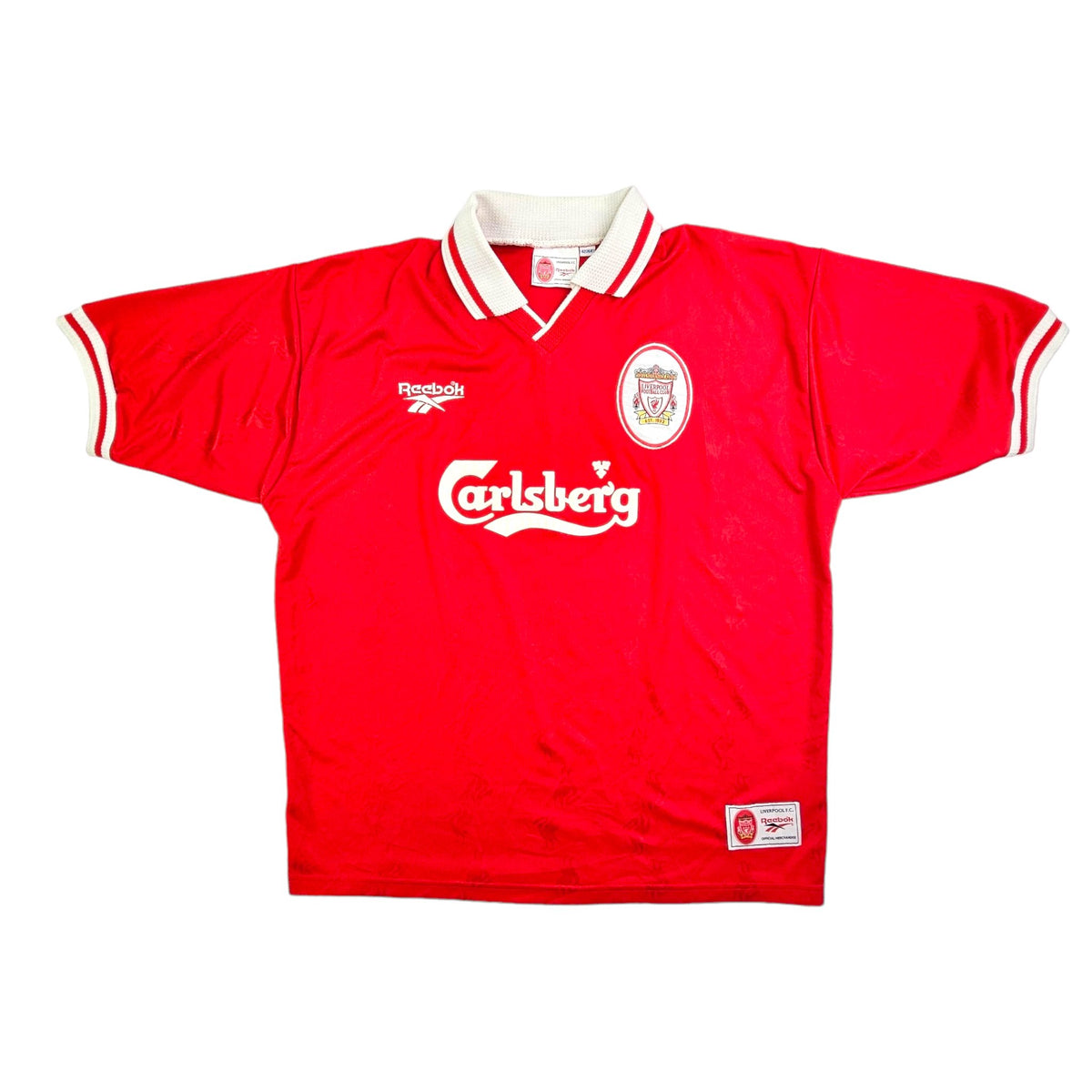 1996/98 Liverpool Home Football Shirt (XL) Reebok - Football Finery - FF203721