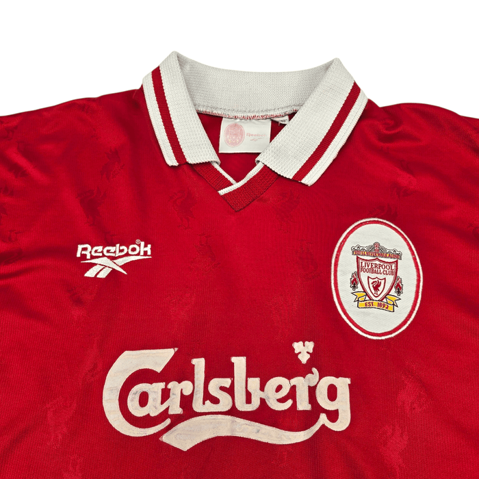 1996/98 Liverpool Home Football Shirt (XL) Reebok - Football Finery - FF301579