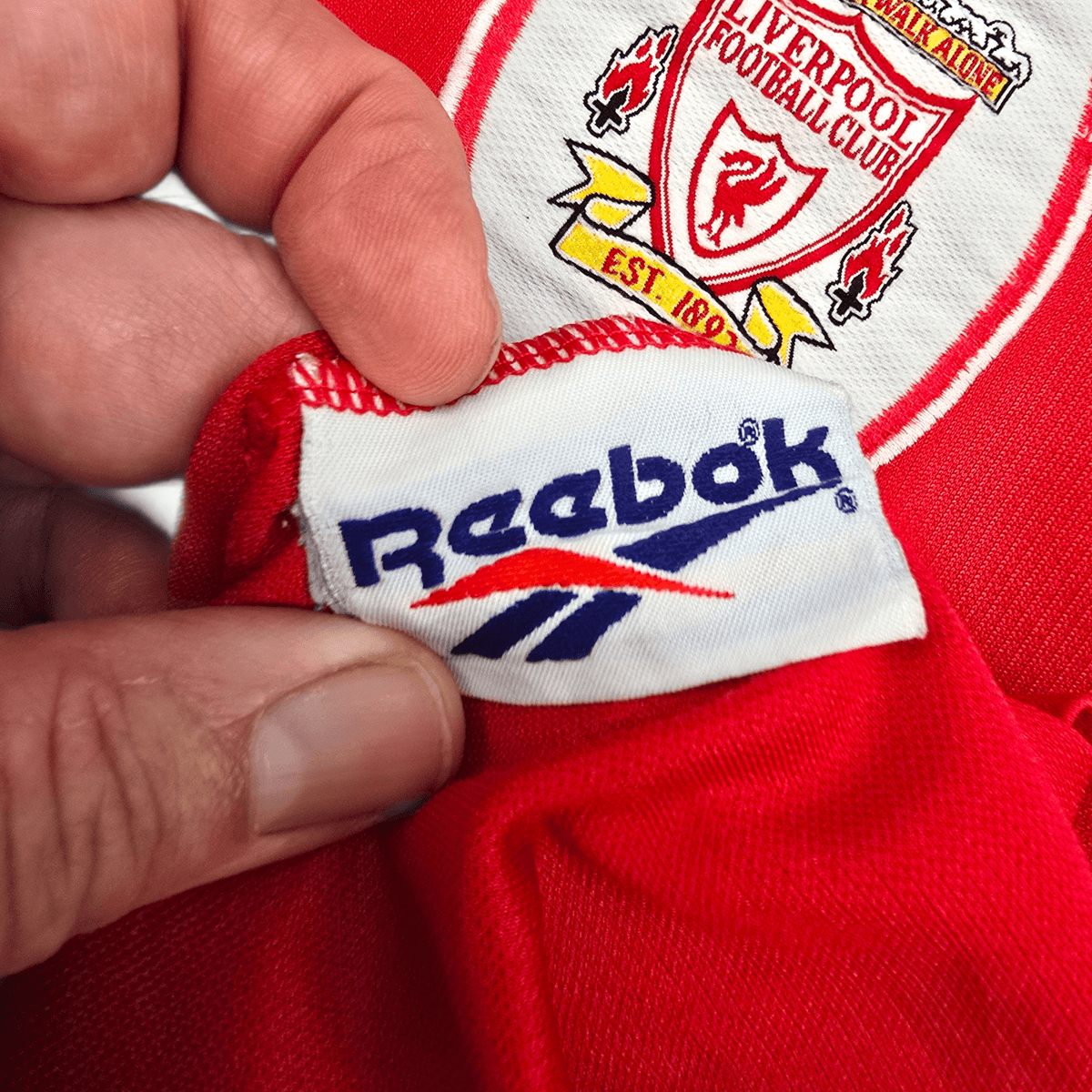 1996/98 Liverpool Home Football Shirt (XL) Reebok - Football Finery - FF301579
