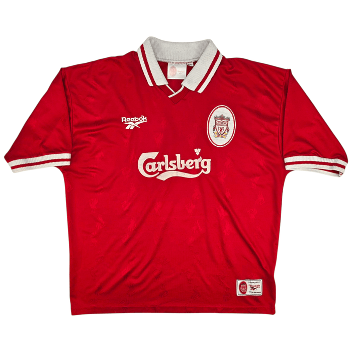 1996/98 Liverpool Home Football Shirt (XL) Reebok - Football Finery - FF301579