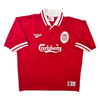 1996/98 Liverpool Home Football Shirt (XL) Reebok - Football Finery - FF305457