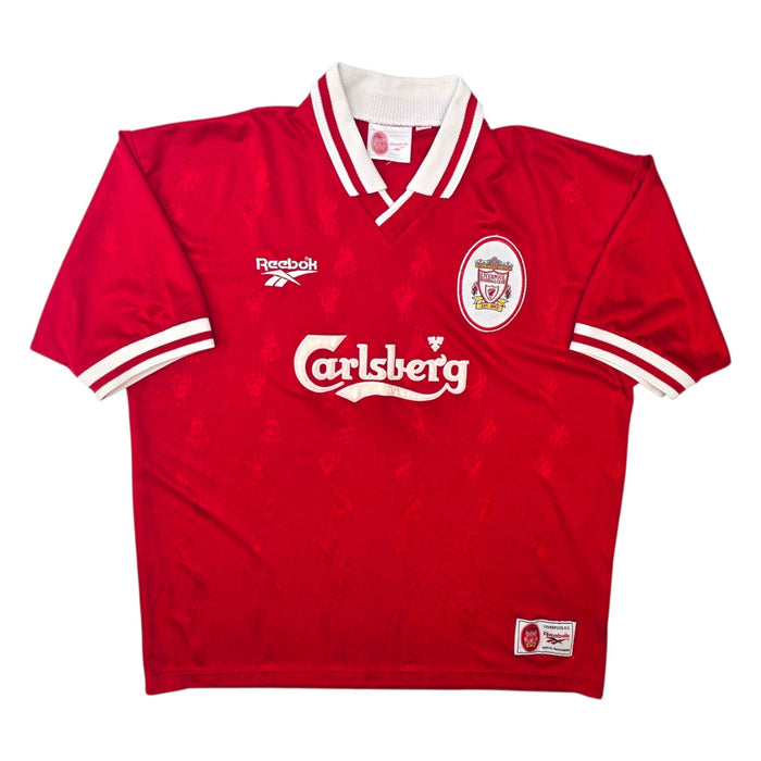 1996/98 Liverpool Home Football Shirt (XL) Reebok - Football Finery - FF305457