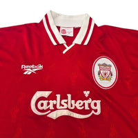 1996/98 Liverpool Home Football Shirt (XL) Reebok - Football Finery - FF305457