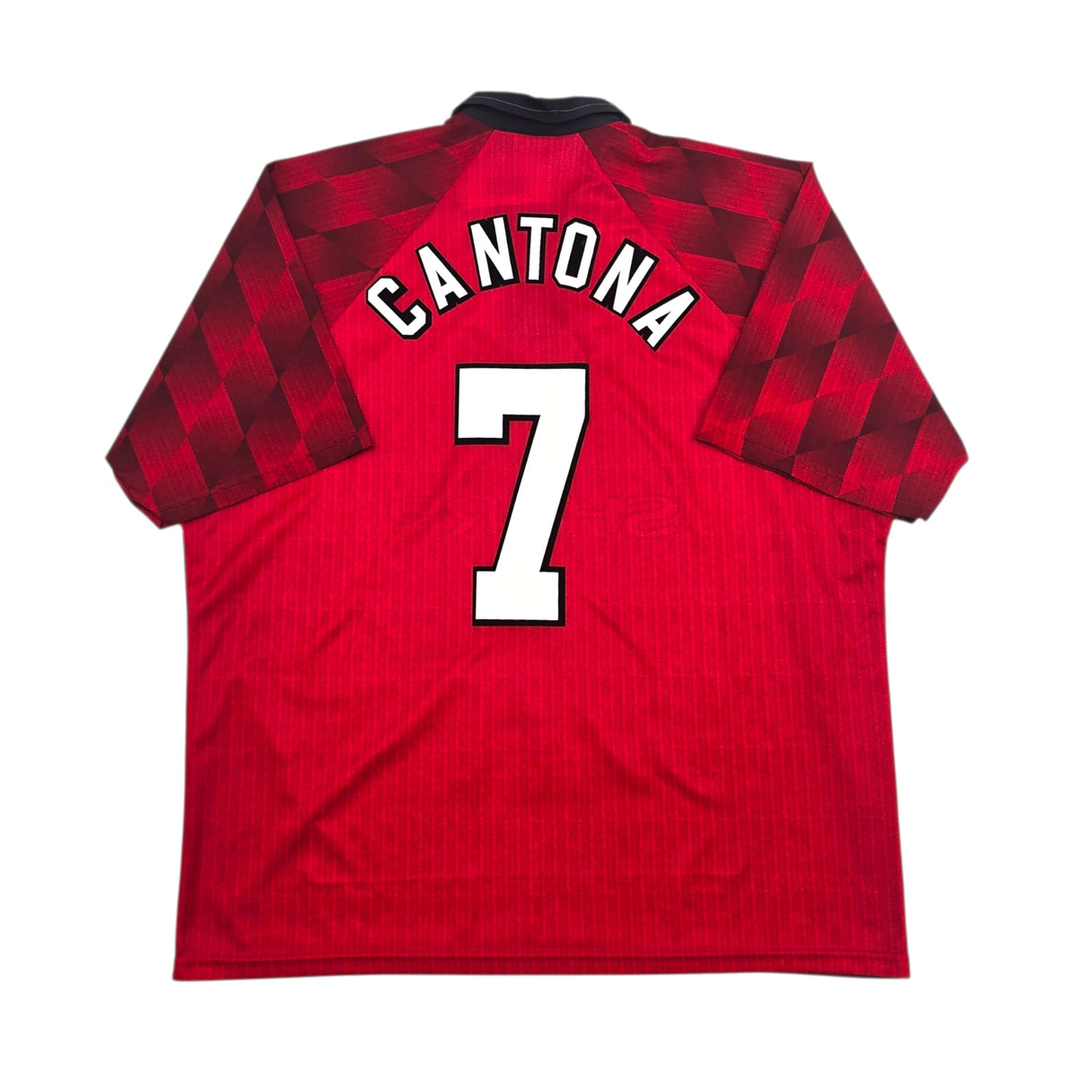 1996/98 Manchester United Home Football Shirt (2XL) Umbro 7 Cantona - Football Finery - FF305042