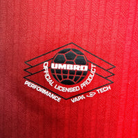 1996/98 Manchester United Home Football Shirt (2XL) Umbro 7 Cantona - Football Finery - FF305042