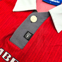 1996/98 Manchester United Home Football Shirt (L) Umbro #10 Beckham - Football Finery - FF204211