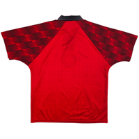 1996/98 Manchester United Home Football Shirt (L) Umbro - Football Finery - FF302081