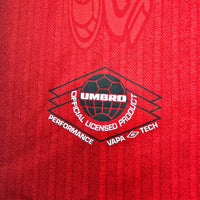 1996/98 Manchester United Home Football Shirt (L) Umbro - Football Finery - FF305541