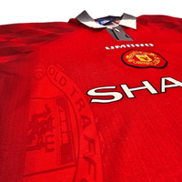 1996/98 Manchester United Home Football Shirt (M) Umbro - Football Finery - FF302120