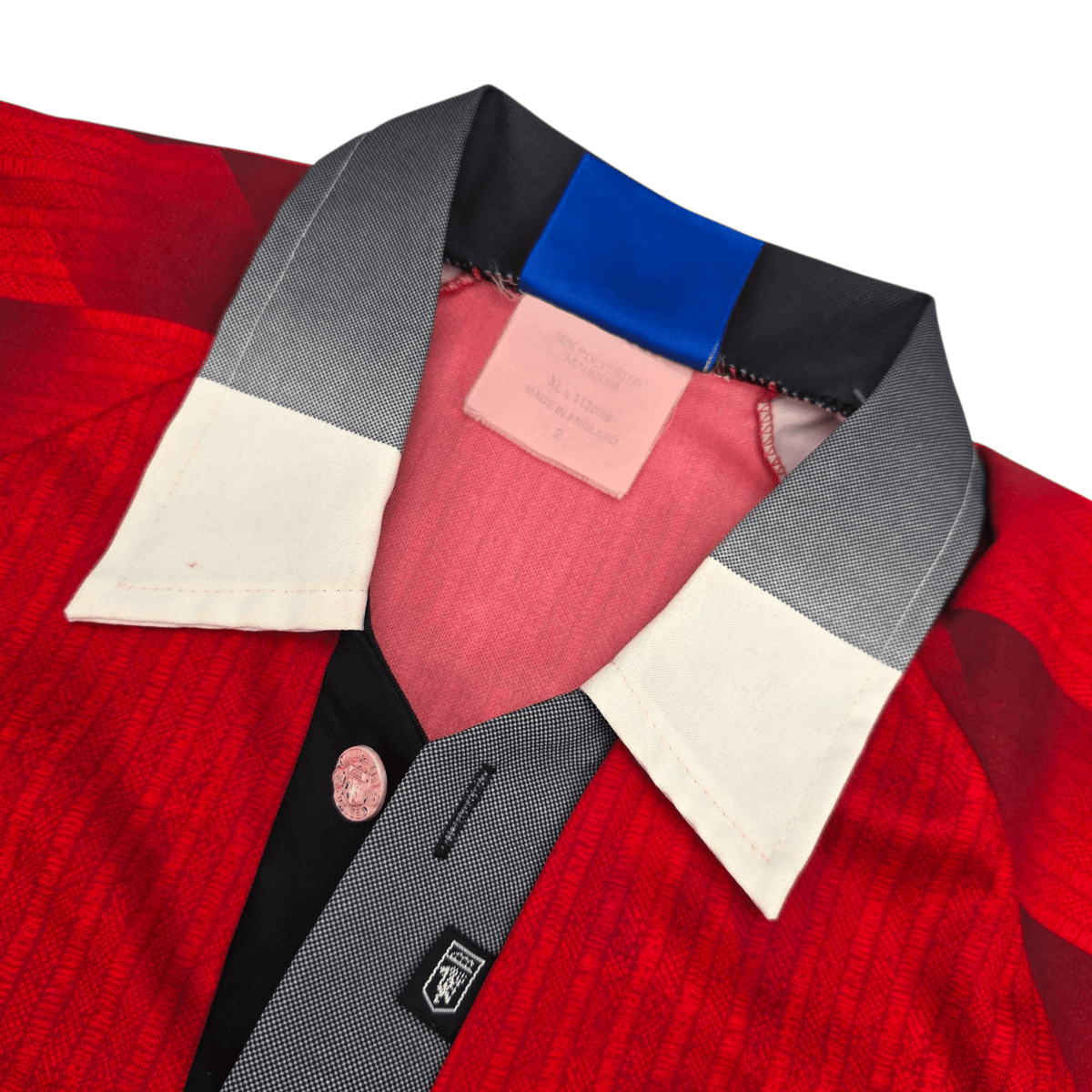 1996/98 Manchester United Home Football Shirt (XL) Umbro 7 Cantona - Football Finery - FF302616