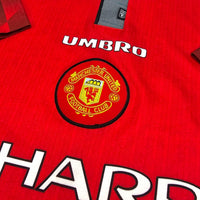1996/98 Manchester United Home Football Shirt (XL) Umbro - Football Finery - FF204289