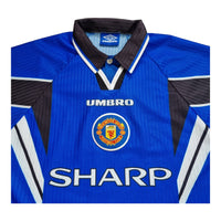 1996/98 Manchester United Third Football Shirt (L) Umbro #7 Cantona - Football Finery - FF202356