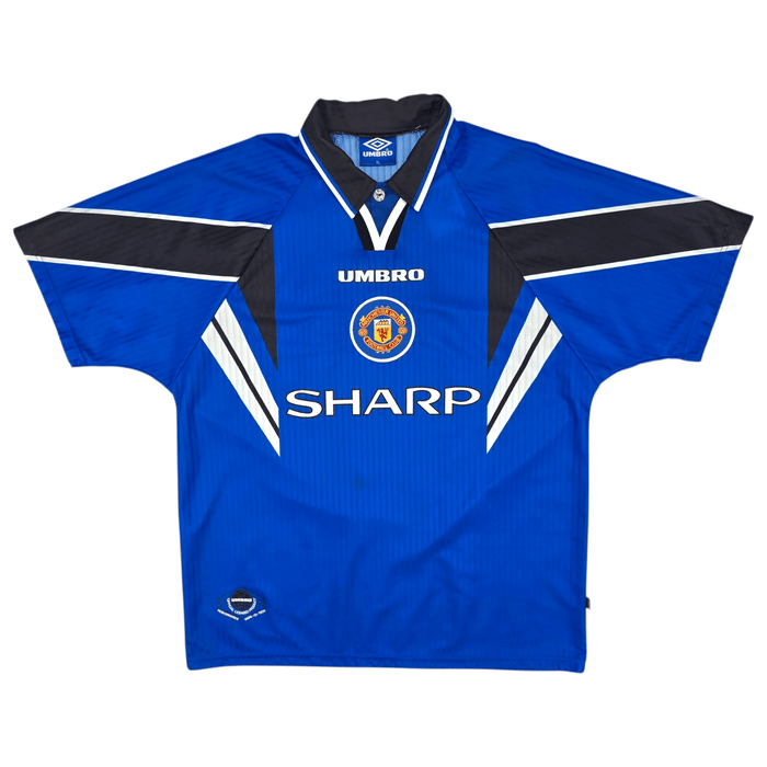 1996/98 Manchester United Third Football Shirt (XL) Umbro 10 Beckham - Football Finery - FF301848