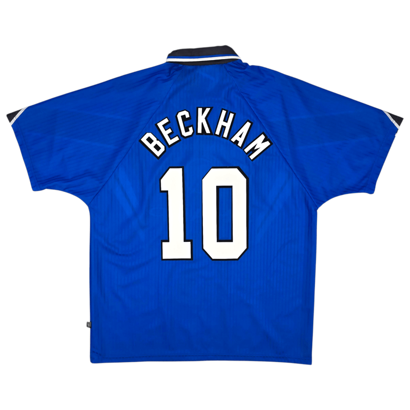 1996/98 Manchester United Third Football Shirt (XL) Umbro 10 Beckham - Football Finery - FF301848