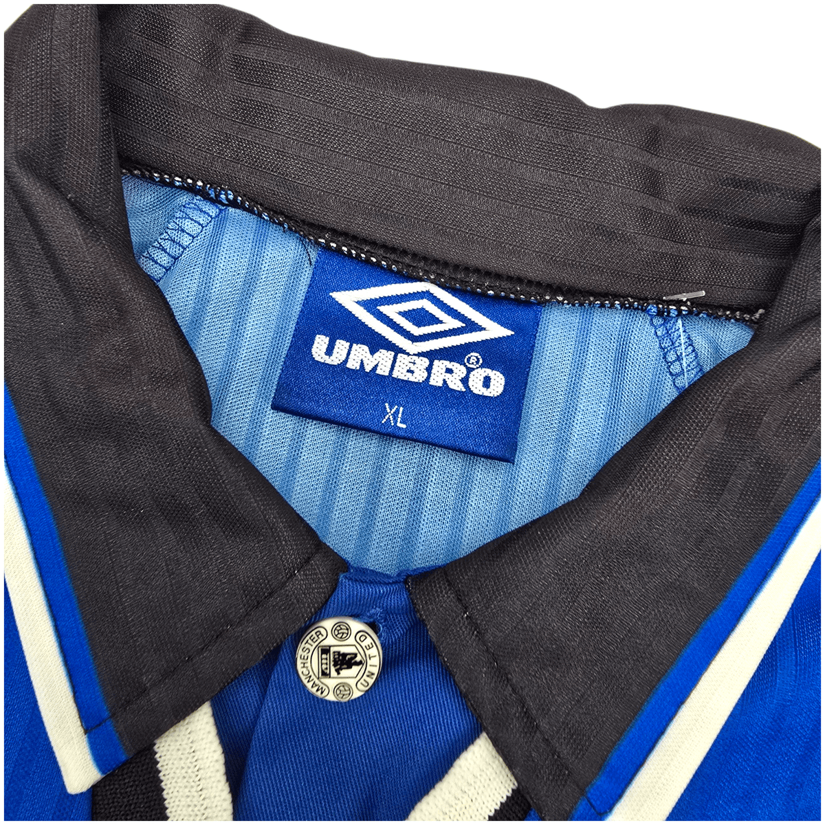 1996/98 Manchester United Third Football Shirt (XL) Umbro 10 Beckham - Football Finery - FF301848